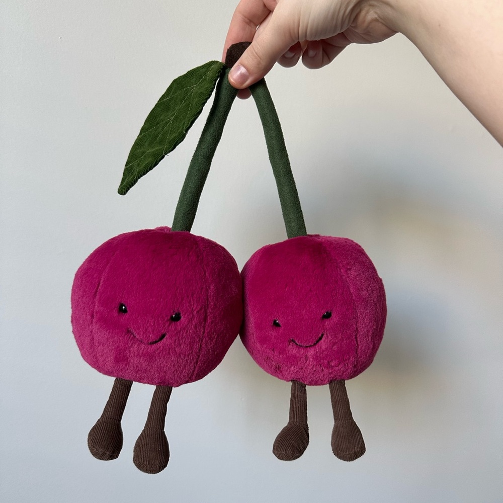 Jellycat Amuseables Cherries - Picture 2 of 3